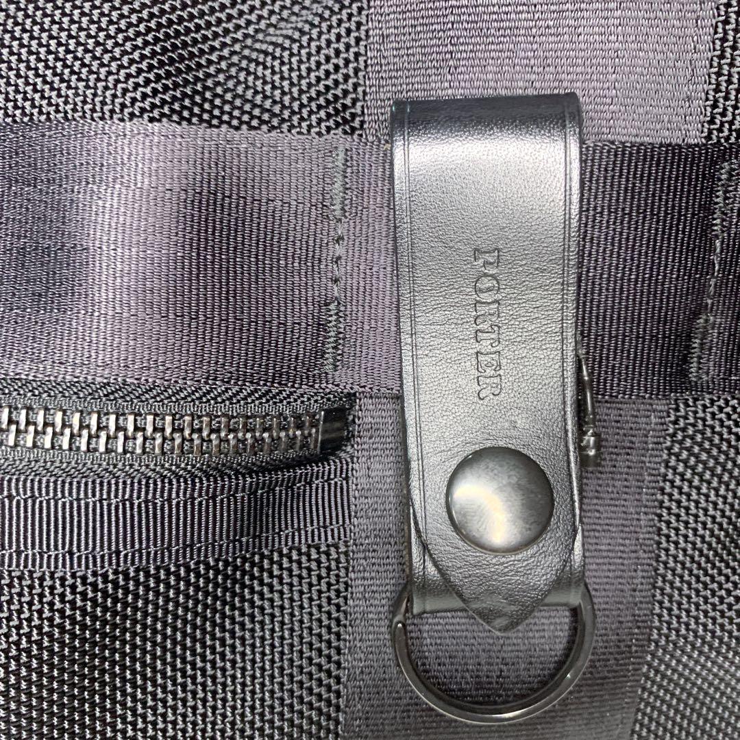 美品◎PORTER ポーター ヒート トート バッグ ビジネス ブラックA4
