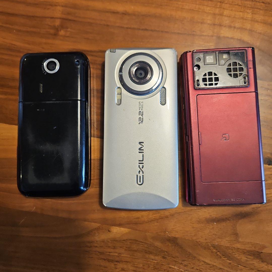 ガラケー3台セット】ジャンク - メルカリ