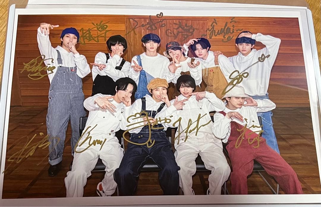 INI 直筆サイン入りフォト 池崎理人 直筆サイン入りチェキ INI - メルカリ