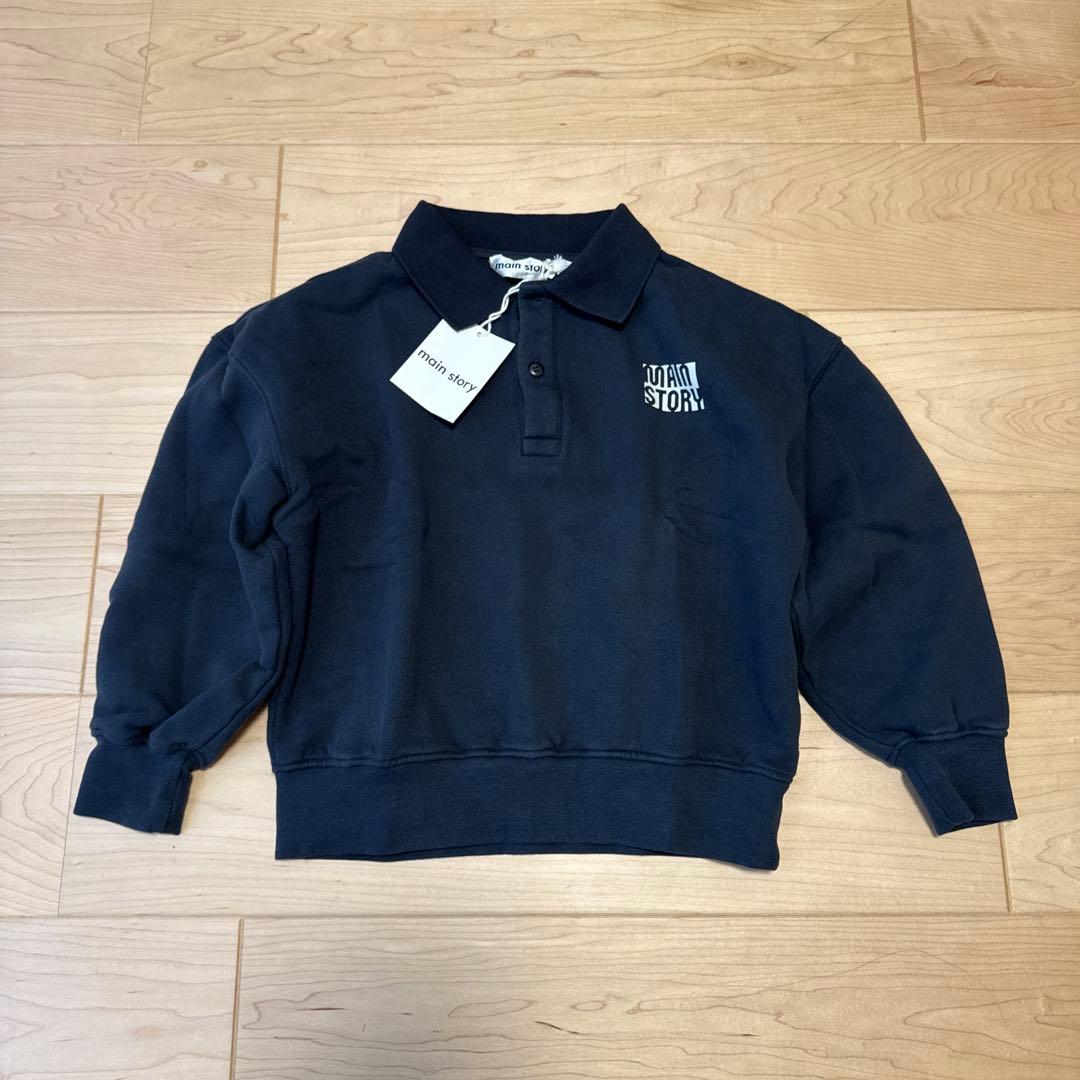 トップス main story Polo Sweatshirt - Phantom 6