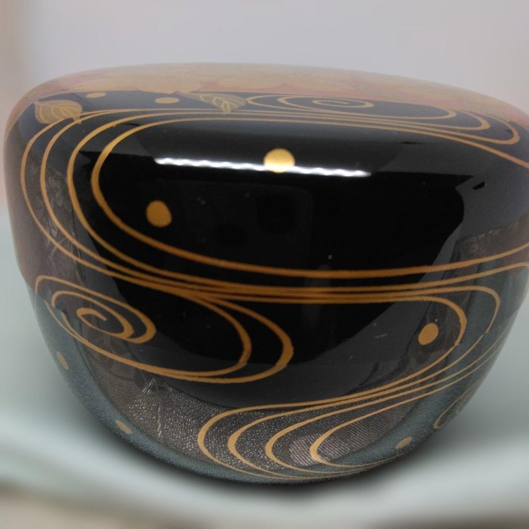 金彩花筏蒔絵 平棗 山中塗 倉山直彦作 共箱 茶道具 - メルカリ