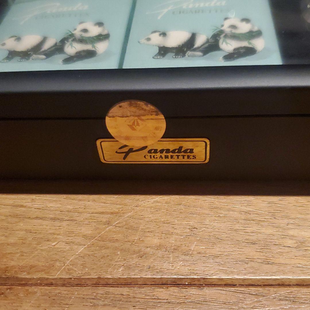 中国タバコ 上海煙草公司 熊猫香煙 ライター 文鎮セット