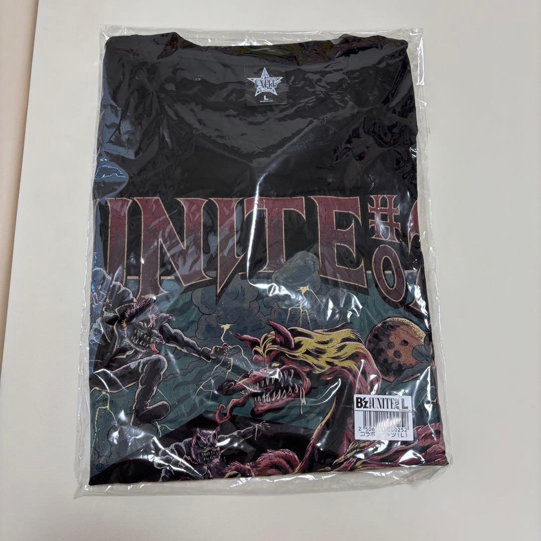 B'z MAN WITH A MISSION コラボT Lサイズ　UNITE B'z UNITE#2 MAN WITH A MISSION コラボTシャツ B'z UNITE #02 Tシャツ