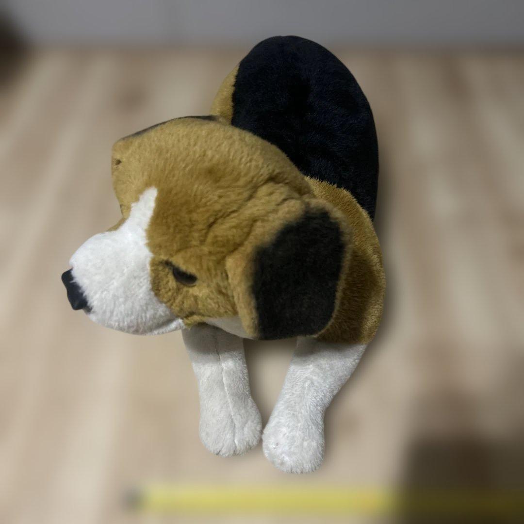 【ぬいぐるみ】犬 ビーグル　大型 リアル レトロ