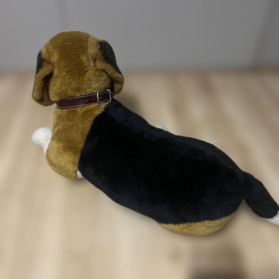 【ぬいぐるみ】犬 ビーグル　大型 リアル レトロ