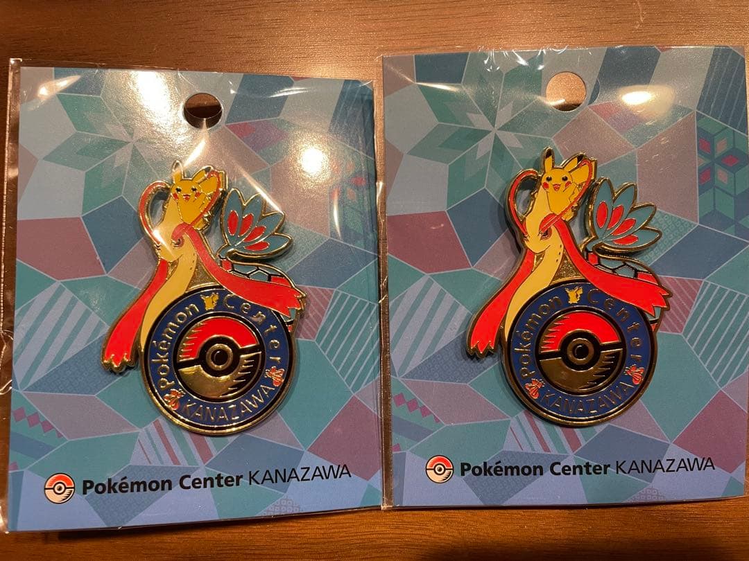 ポケモンセンター カナザワ ロゴピンズ 2点セット - メルカリ