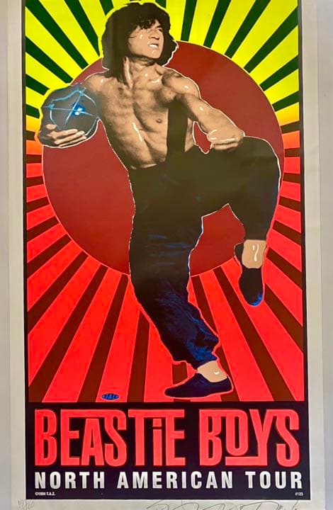 BEASTIE BOYSポスター TAZ シルクスクリーン ビースティボーイズ