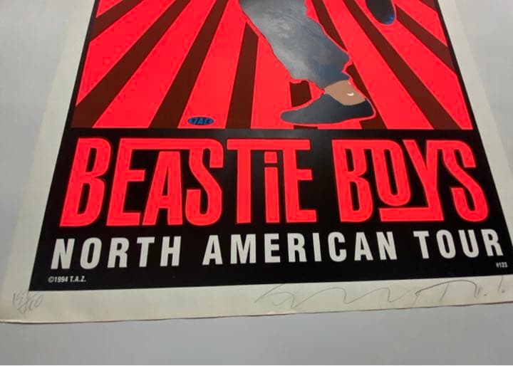 BEASTIE BOYSポスター TAZ シルクスクリーン ビースティボーイズ