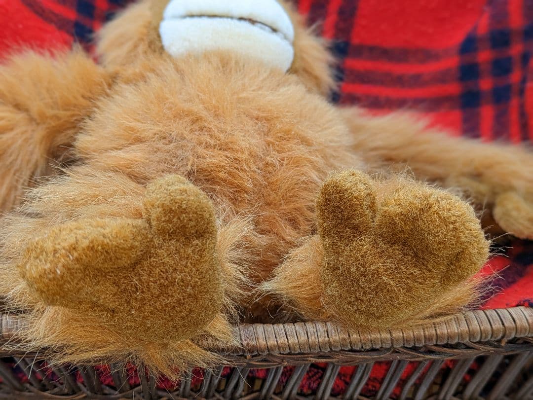 ♡超希少♡オラウータンぬいぐるみ　鳴くヌイグルミLサイズ♡日本製品ヴィンテージ★