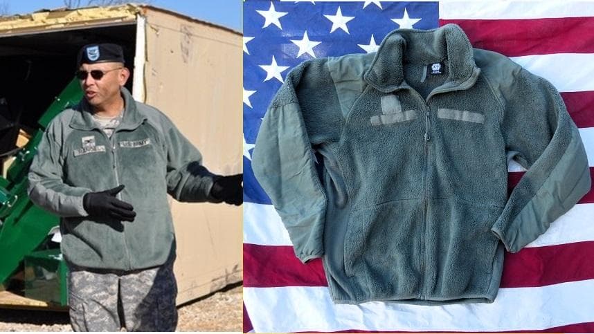 米軍実物　ポーラテックフリースジャケット　S-R　FG　ECWCS　148 米軍実物 ポーラテックフリースジャケット S-R FG GEN3 ECWCS ACU 76x