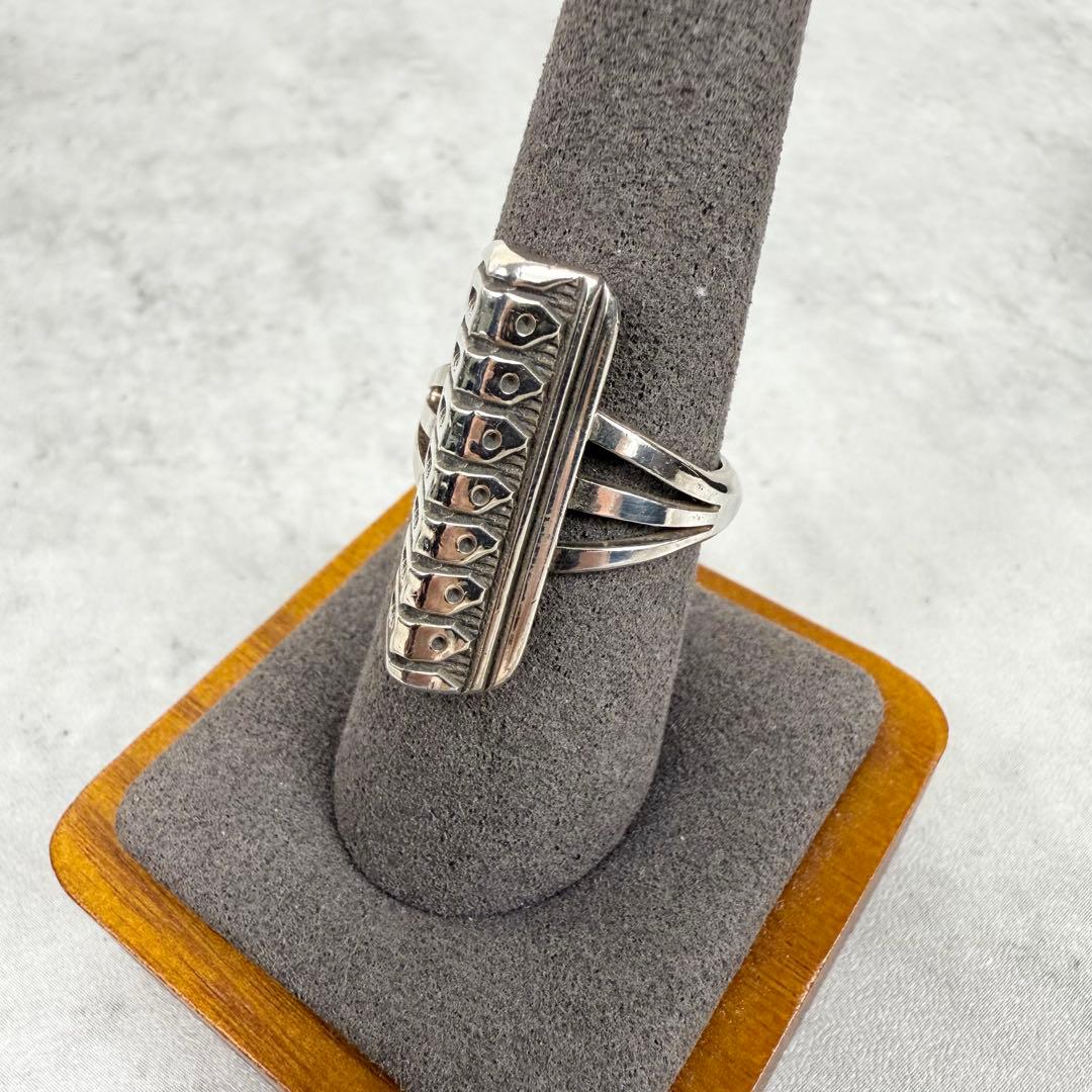 NAVAJO RANDY SECATERO シルバーリング 希少品　16号