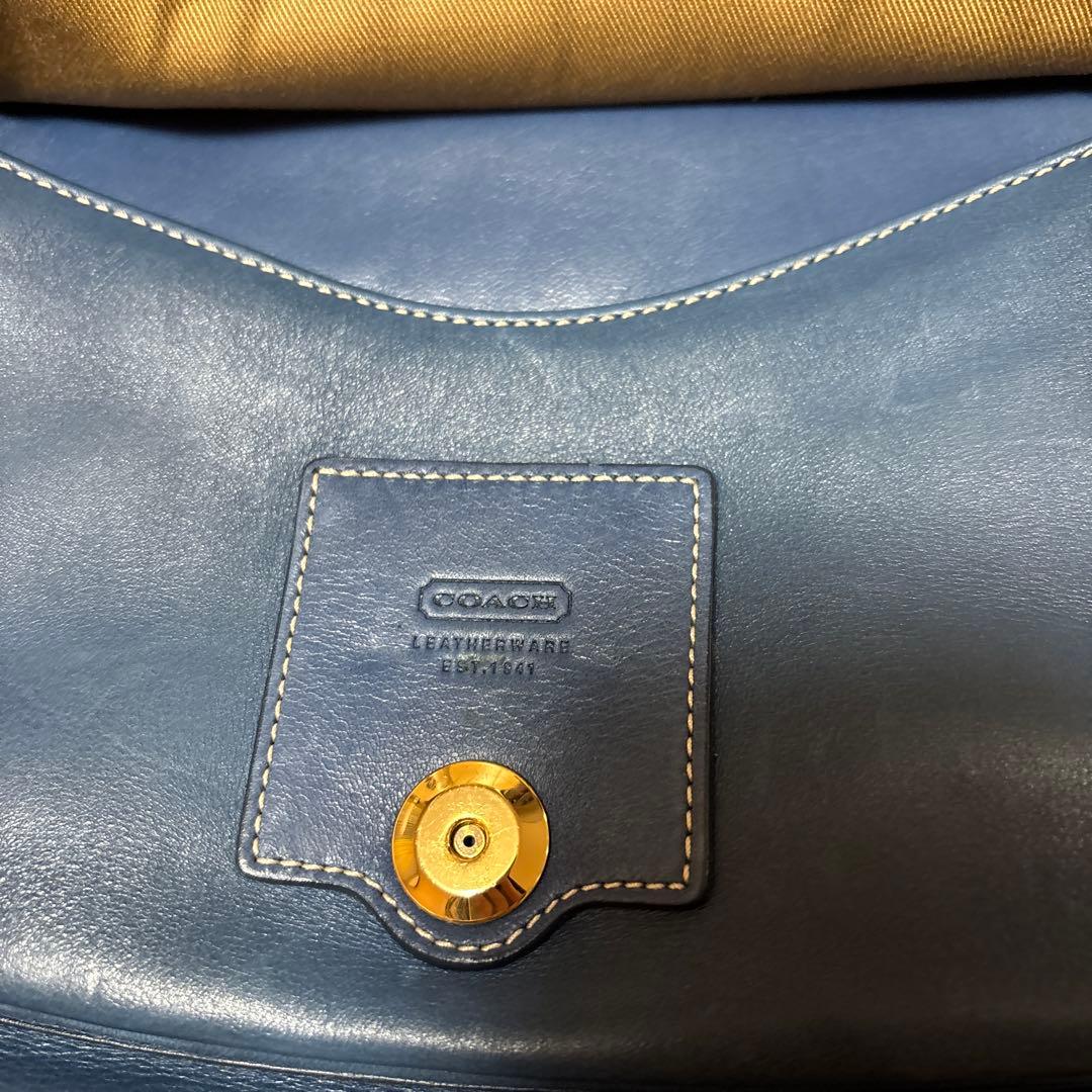【希少色】COACH　ショルダーバッグ ワンショルダー レザー ベルト 9340