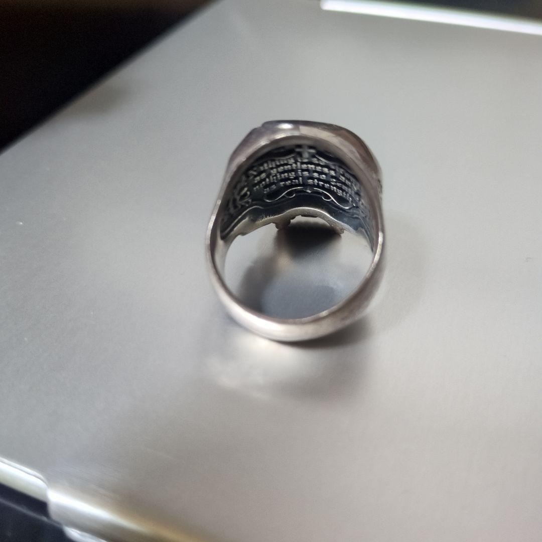 中古 Dr.MONROE シルバー925 19号 スカルリング