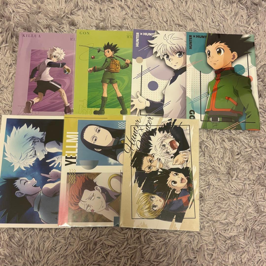 HUNTER × HUNTER 缶バッジ カード アクスタ ポストカードラバマス