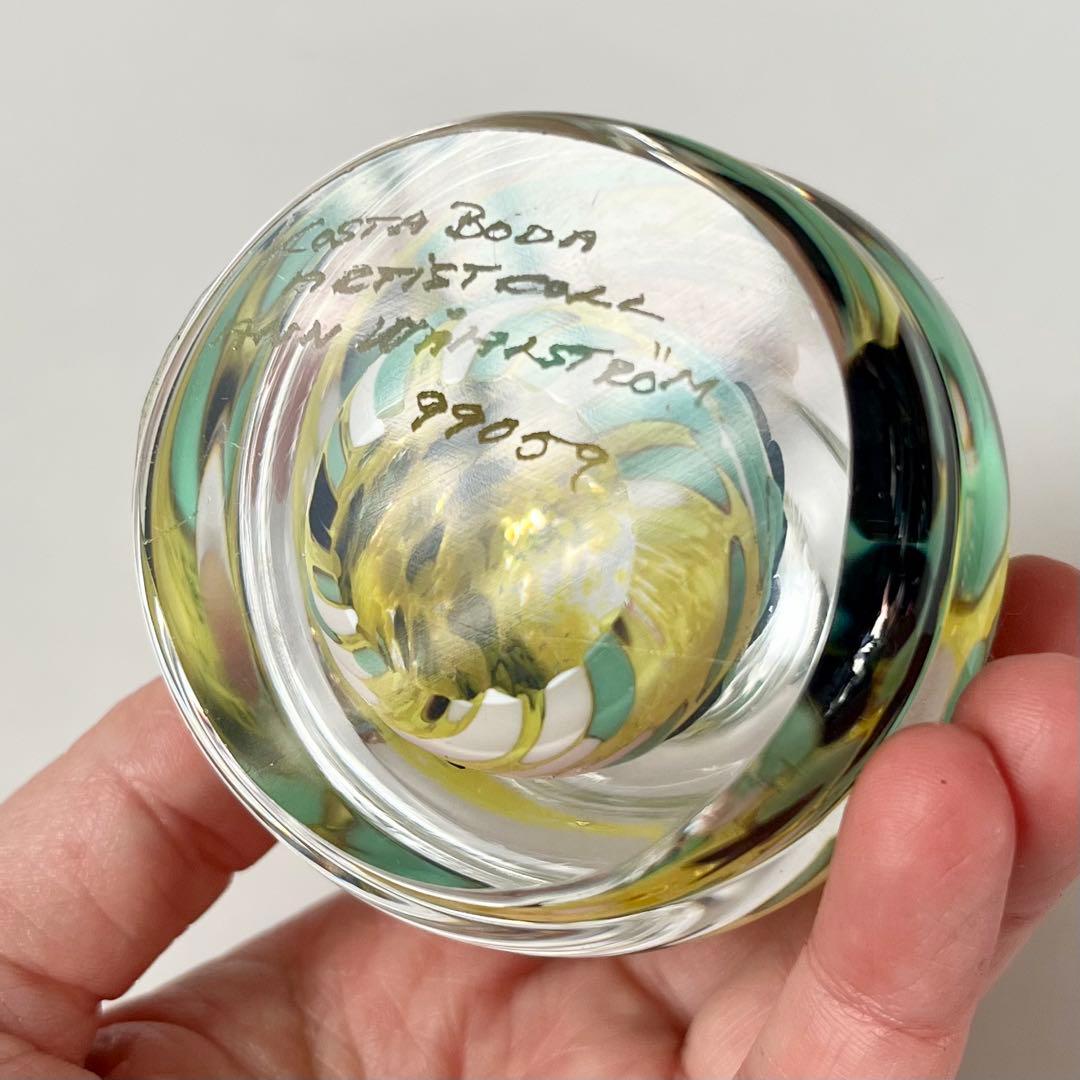 KOSTA BODA コスタボダ ガラス オブジェ ペーパーウェイト 置物