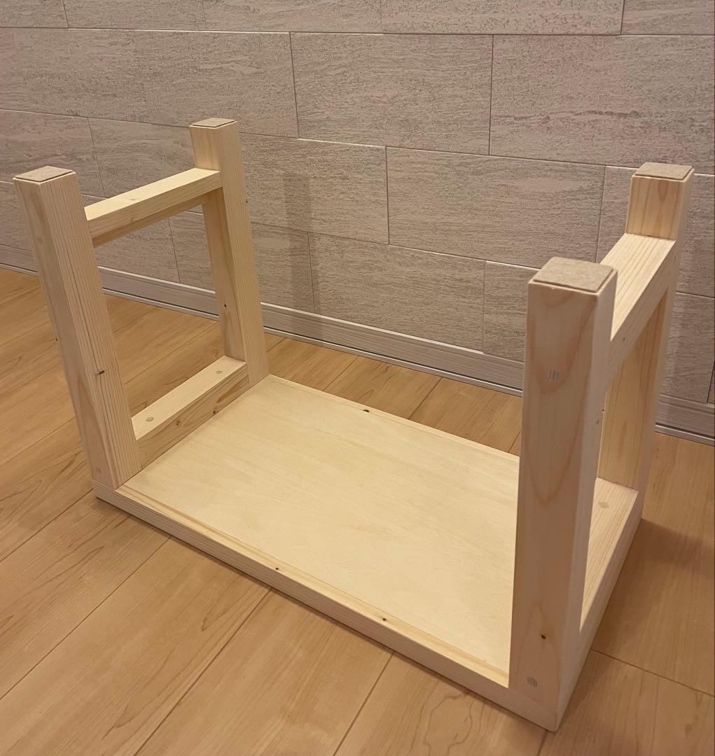 ハンドメイド ディスプレイ台 飾り棚 ティッシュケース