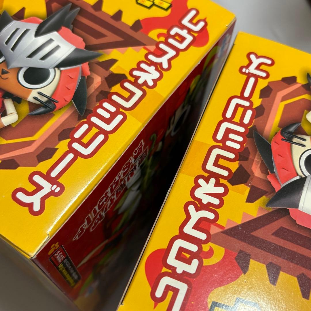 動く！ アイルー フィギュア 2種類セット レウスネコ レイアネコ モンハン