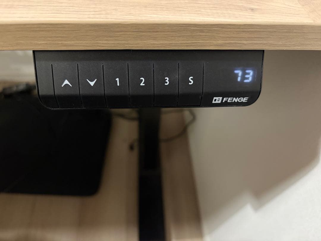 【oooRUoooさま専用】FENGE 電動昇降デスク ナチュラルウッド