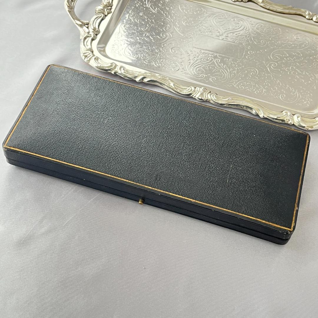 英国】【純銀ハンドル】プレザーブスプーン / ピクルスフォーク