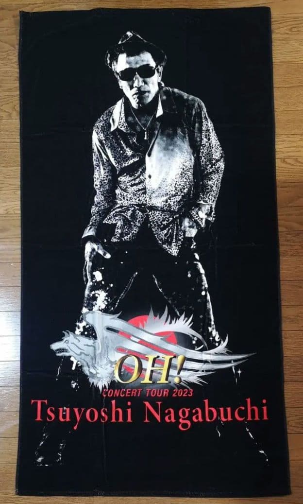 長渕剛　ビッグタオル　縦バージョン　ツアータオル　2023　OH! 長渕剛 ビッグタオル 縦バージョン ツアータオル 2023 OH! 2026年最新