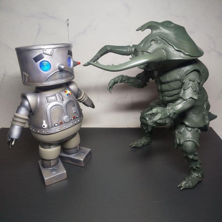 ▣ LED発光・マーミット ボロット 検：海洋堂ボークスビリケン商会丸出