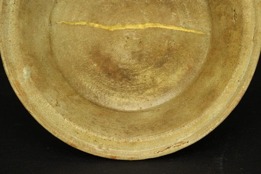 唐津 平 皿 φ13.5cm 骨董品(A422)