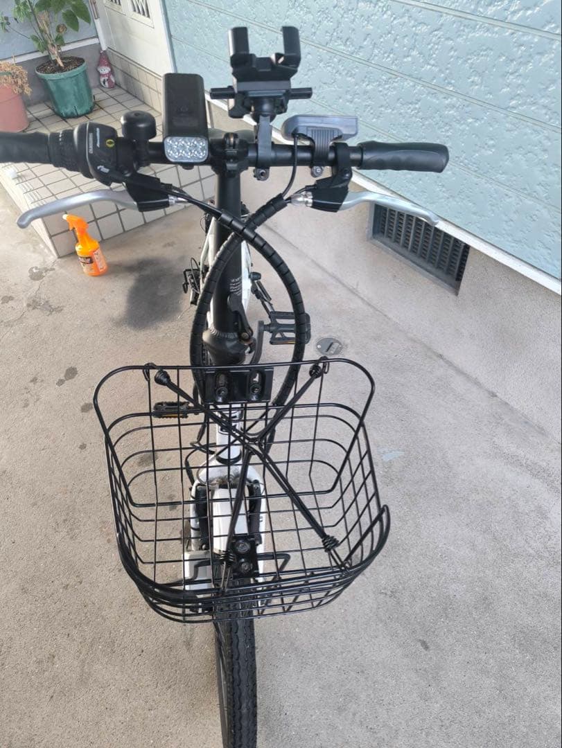 1割引？【福岡県限定】配達無料！激安！！折りたたみ電動アシスト自転車（ホワイト）