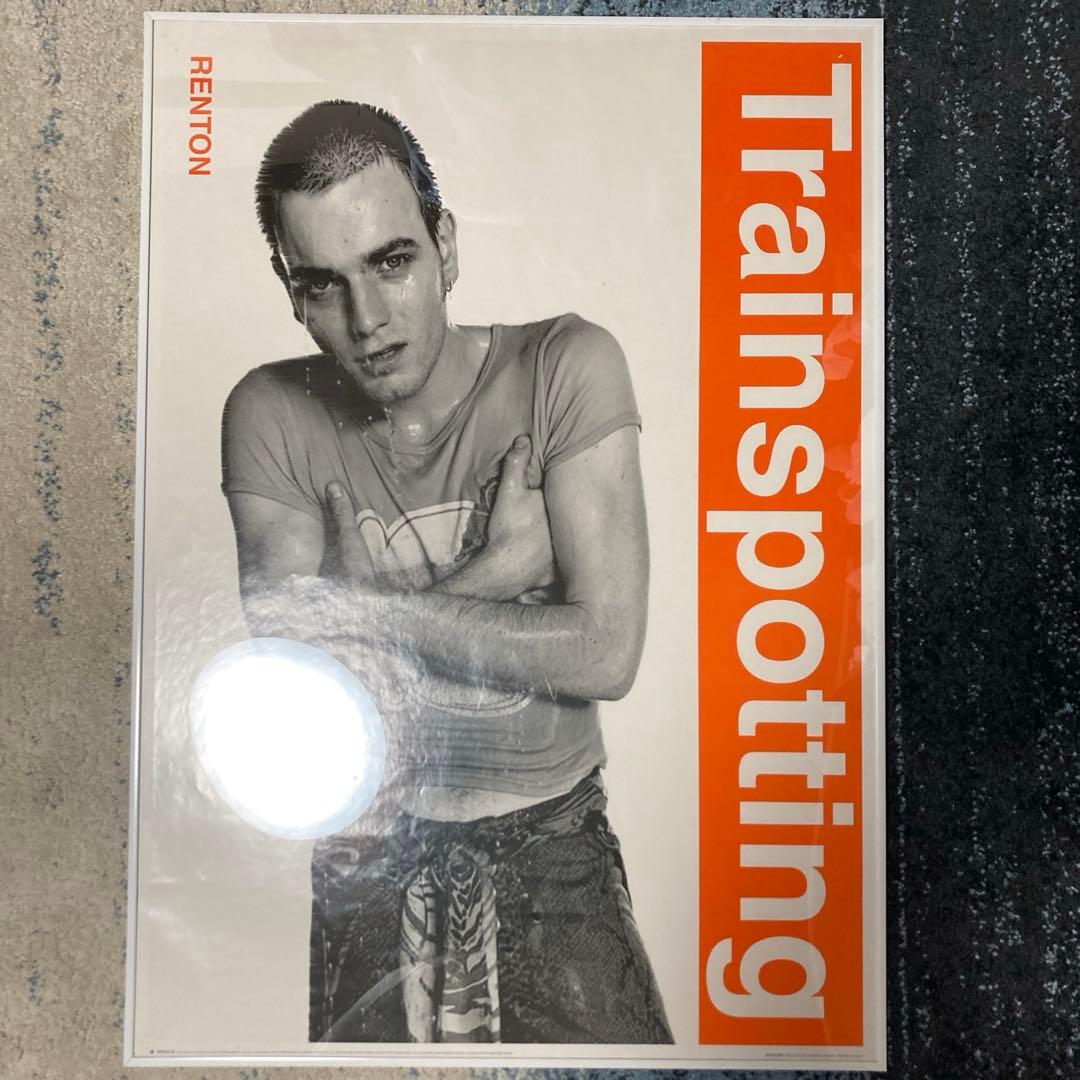trainspotting ポスター　ヴィンテージ　映画　額付き　イギリス製