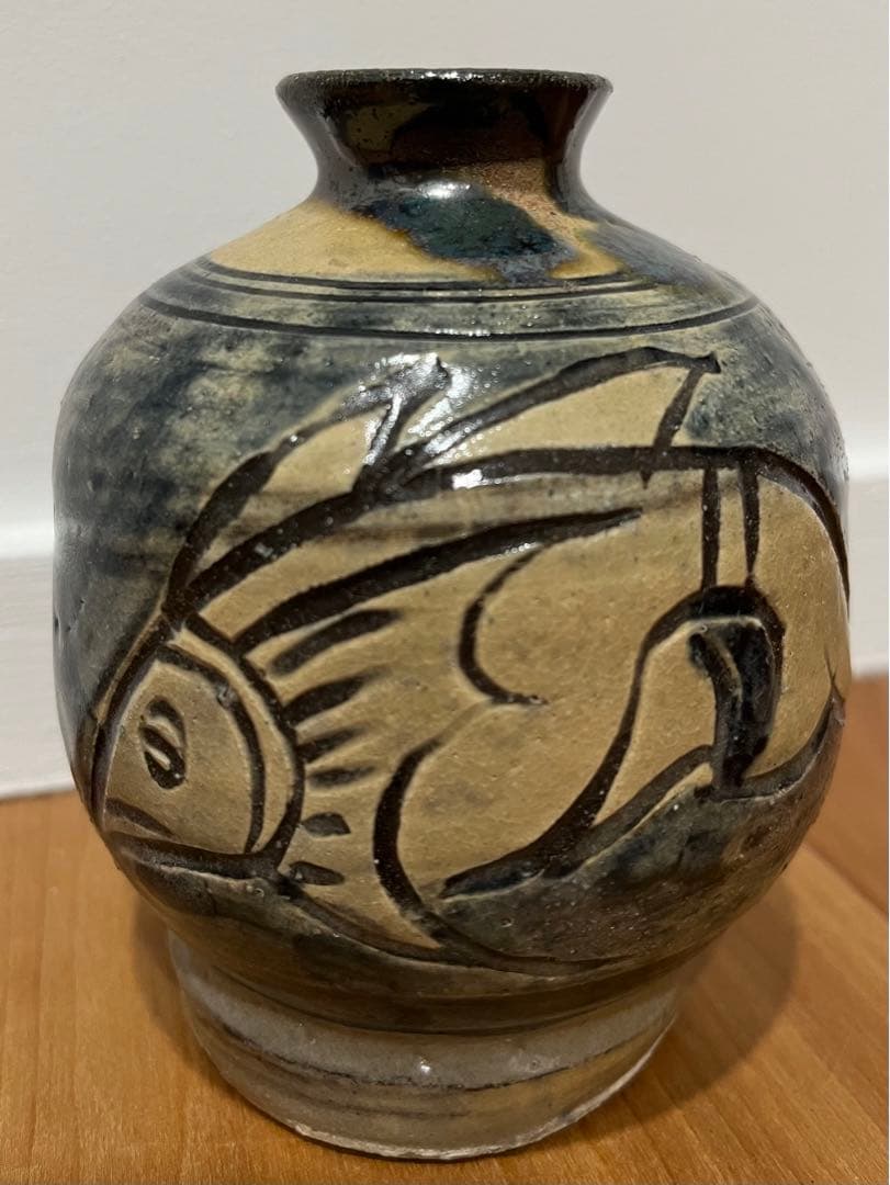 金城次郎　徳利　人間国宝