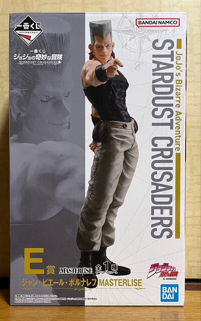 ジョジョの奇妙な冒険 1番くじ　ポルナレフ　トリッシュウナ　フィギュア