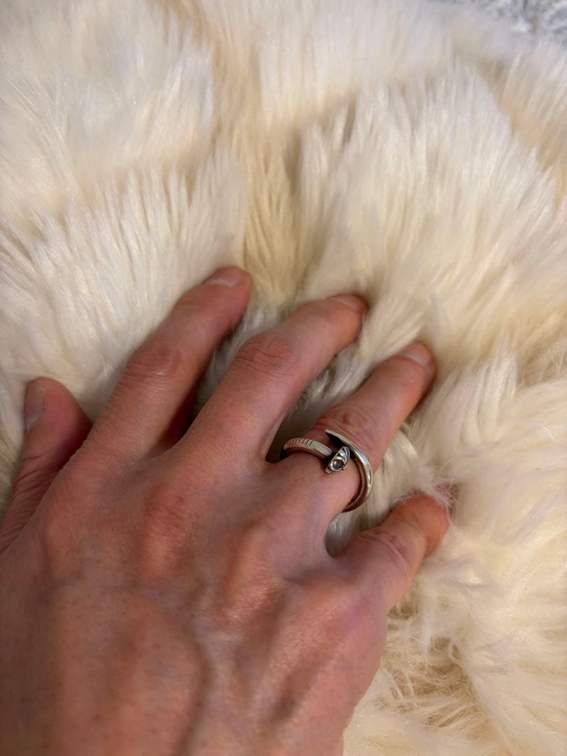 CHROME HEARTS クロムハーツ ネイル クロスボールリング US8