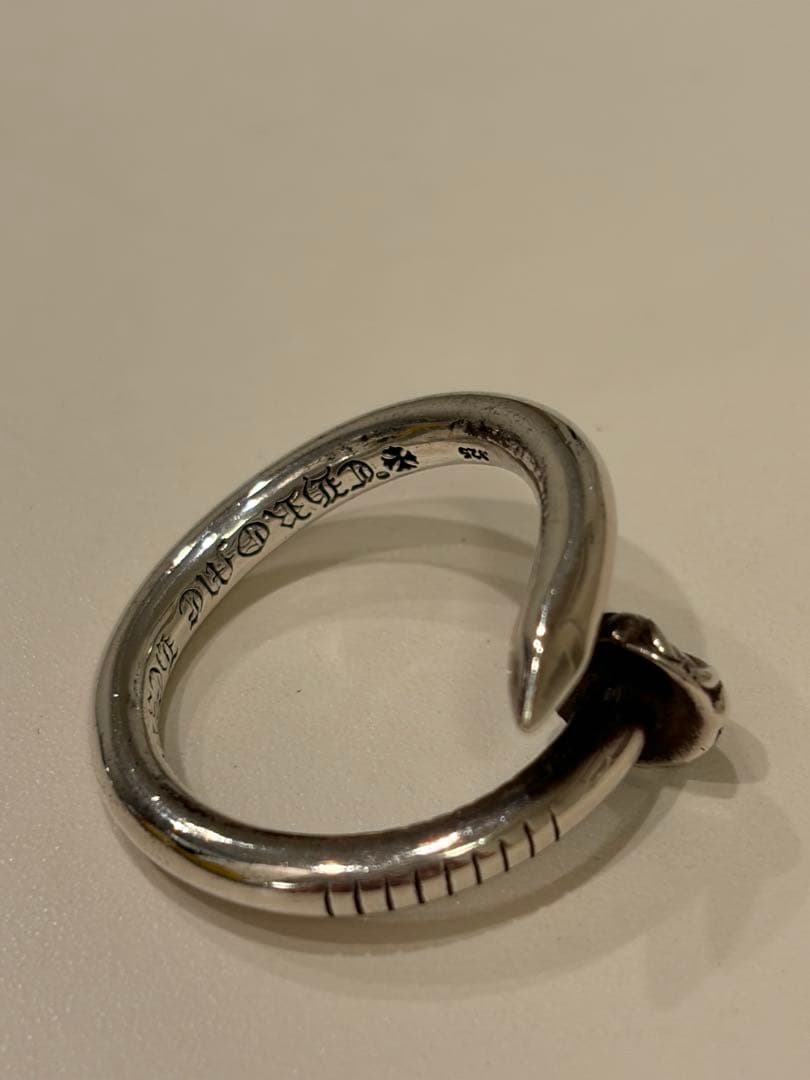 CHROME HEARTS クロムハーツ ネイル クロスボールリング US8