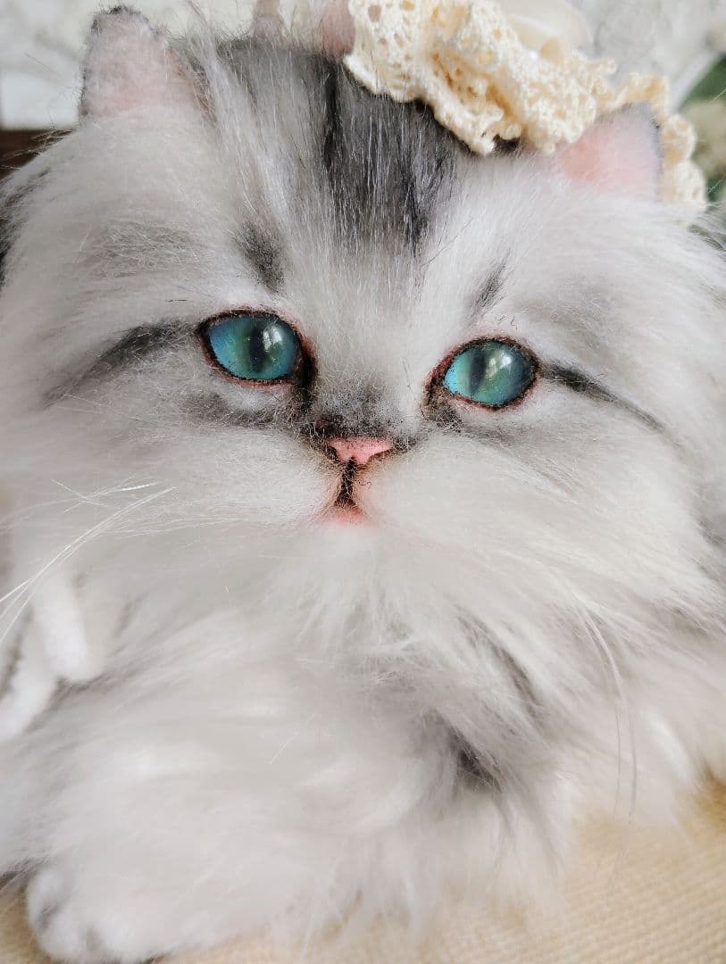 ミヌエット子猫ちゃん♡美しい子♡生後6ヶ月♡アートドール♡ぬいぐるみ♡