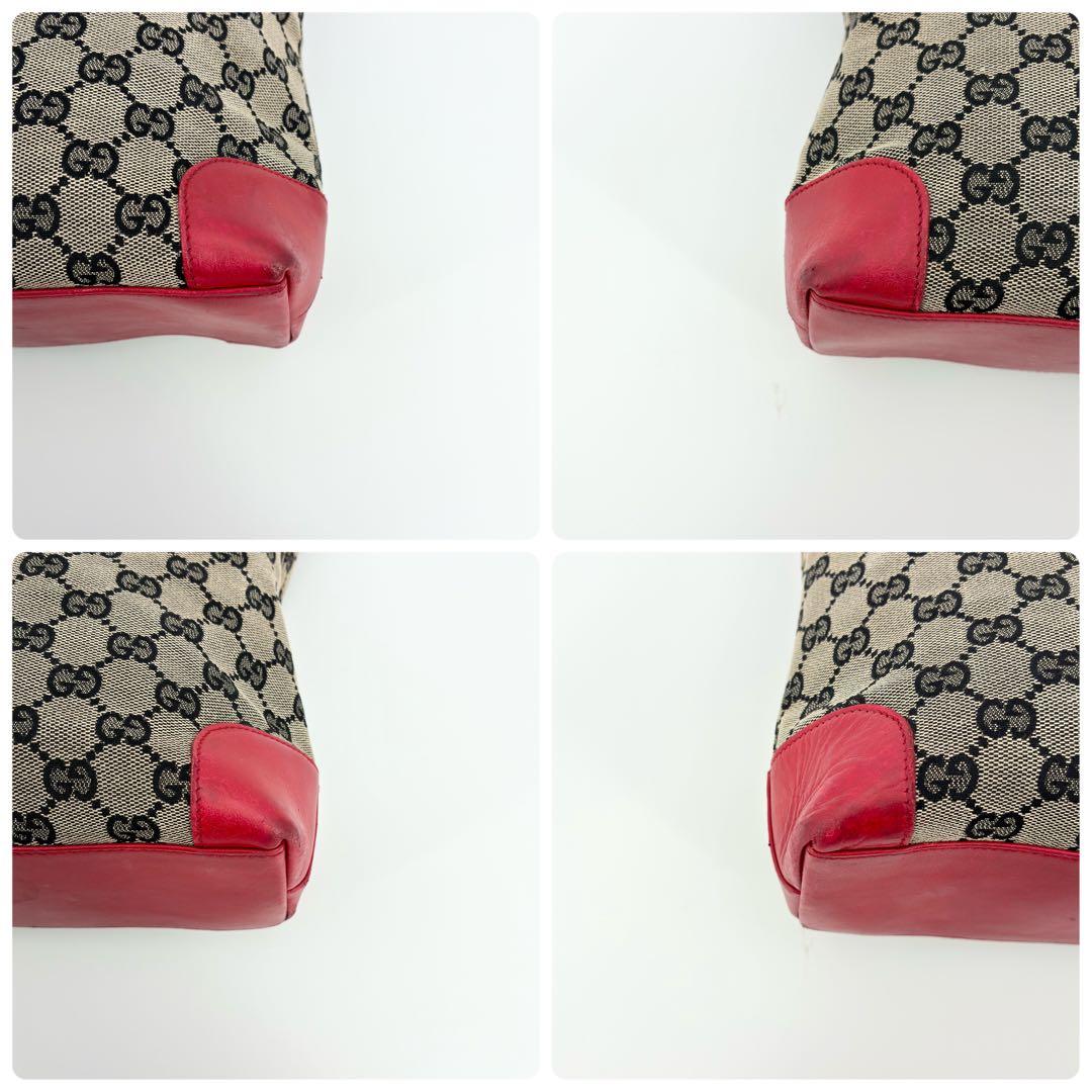 美品　GUCCI　グッチ　GGキャンバス　トートバッグ　ワンショルダー