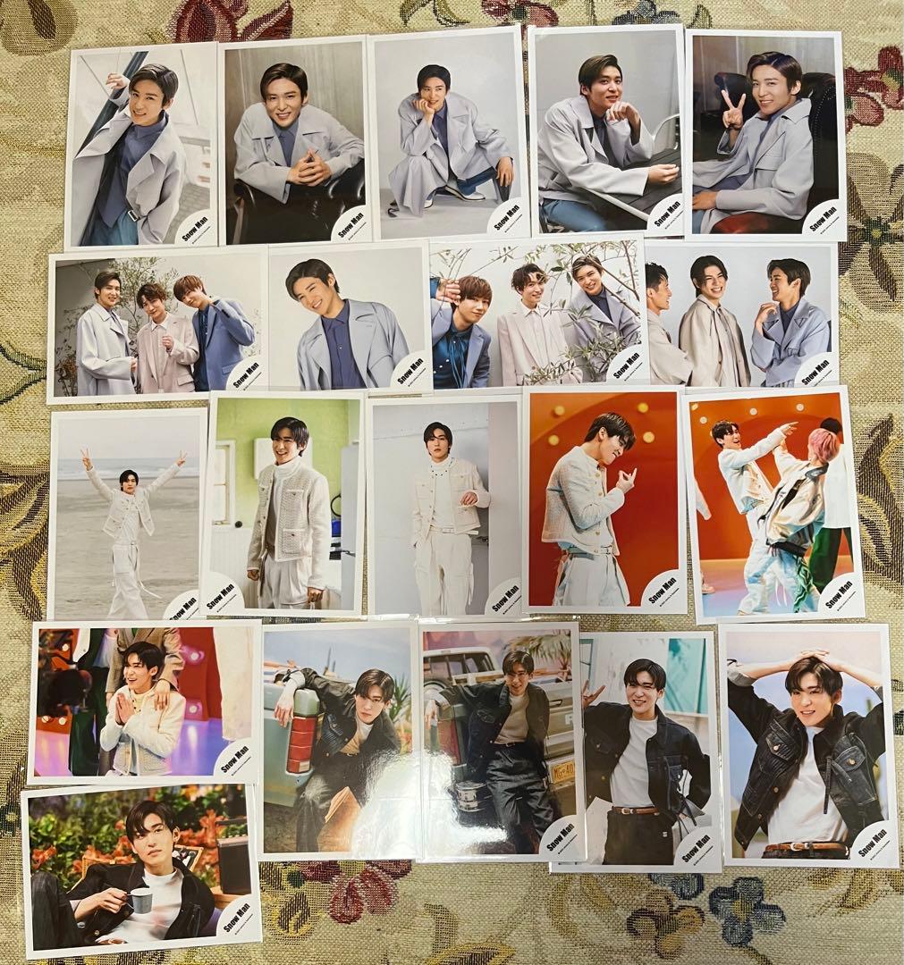 目黒蓮公式写真 フォトセット ましかくフォト 110枚 目黒蓮 公式写真 目黒