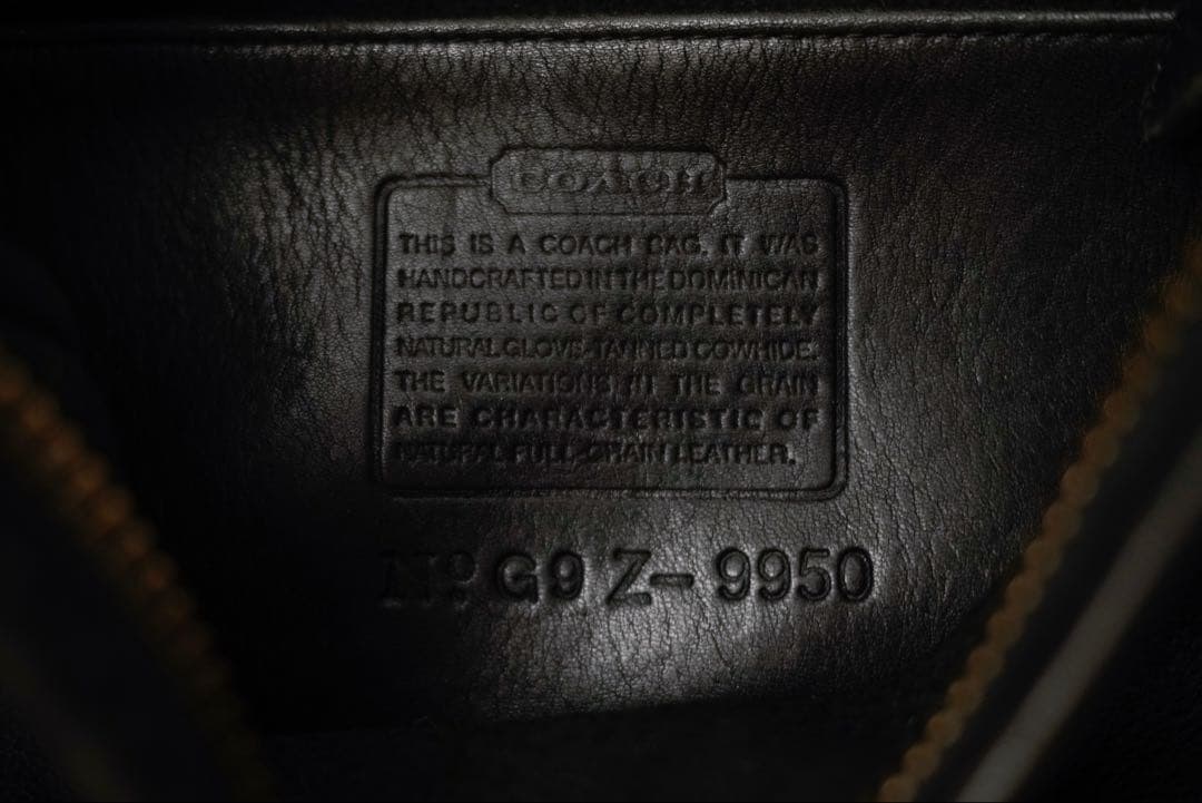 90's OLD COACH オールドコーチ 9950 ゴールド金具 ショルダー