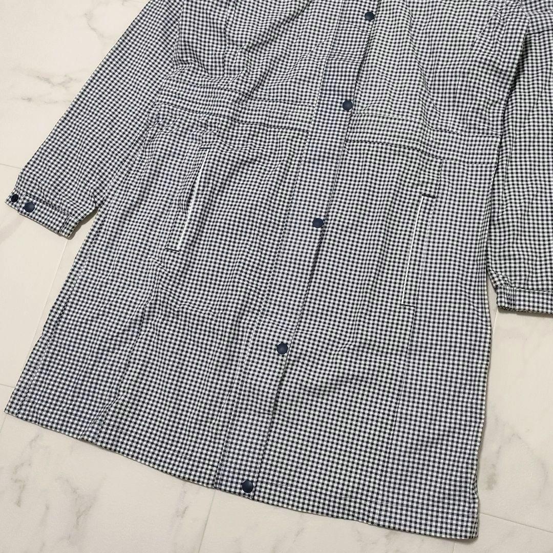 【新品タグ付き】マンシングウェア　レインウェア　コート　ギンガムチェック　LL