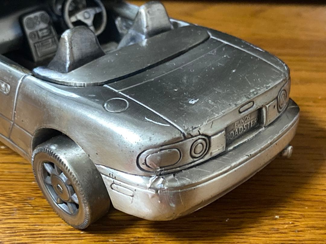 希少 ビンテージ マツダ ユーノス ロードスター ステンレス製 ミニカー 旧車