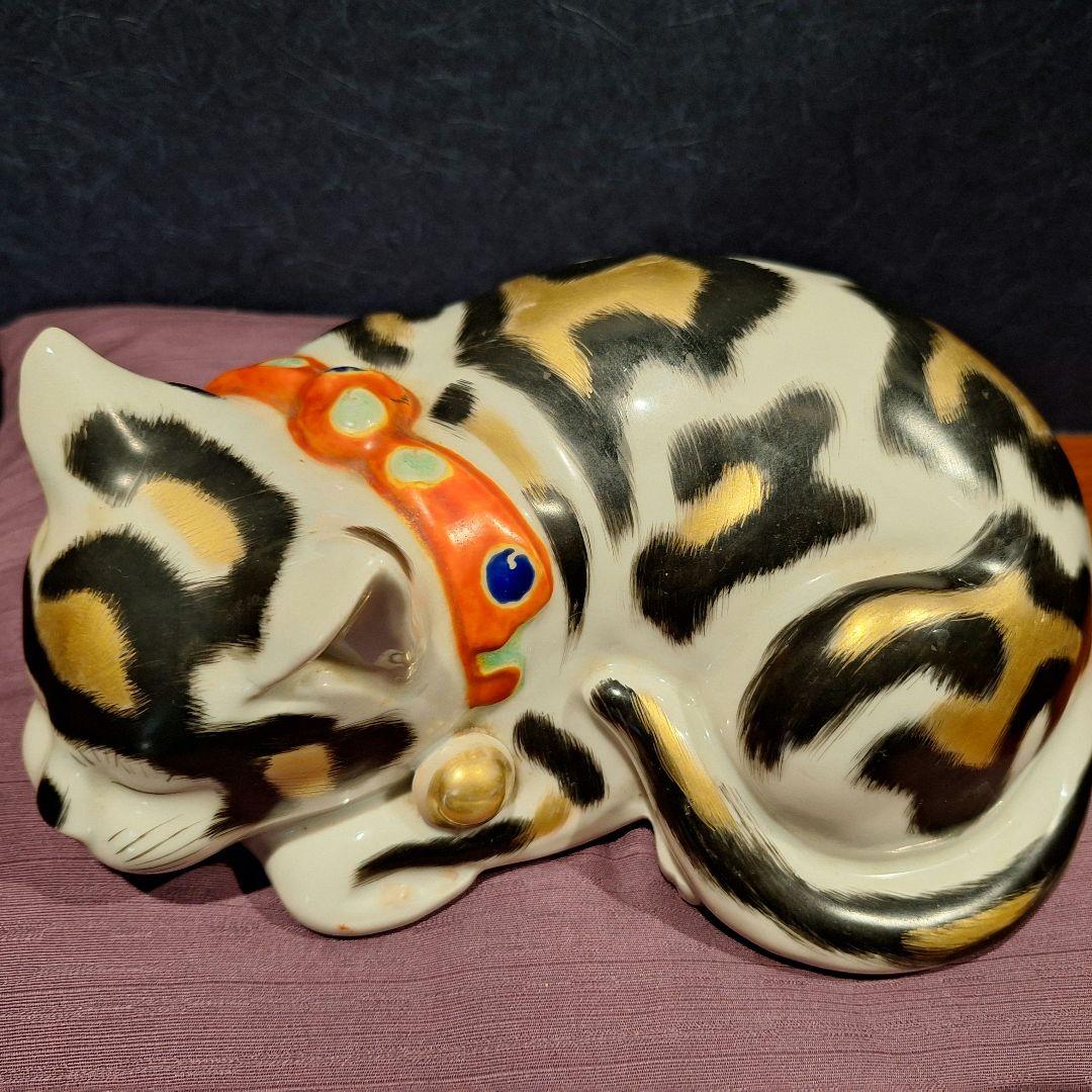 海を渡り、米国で百年以上眠り続けた猫！明治後期 眠り猫ねこ 招き猫