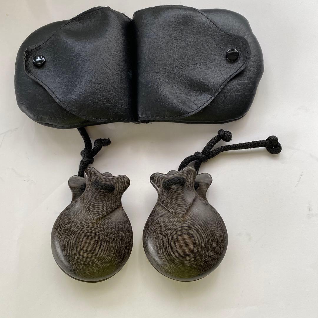 フラメンコ パリージョ(カスタネット)＆ケース - メルカリ