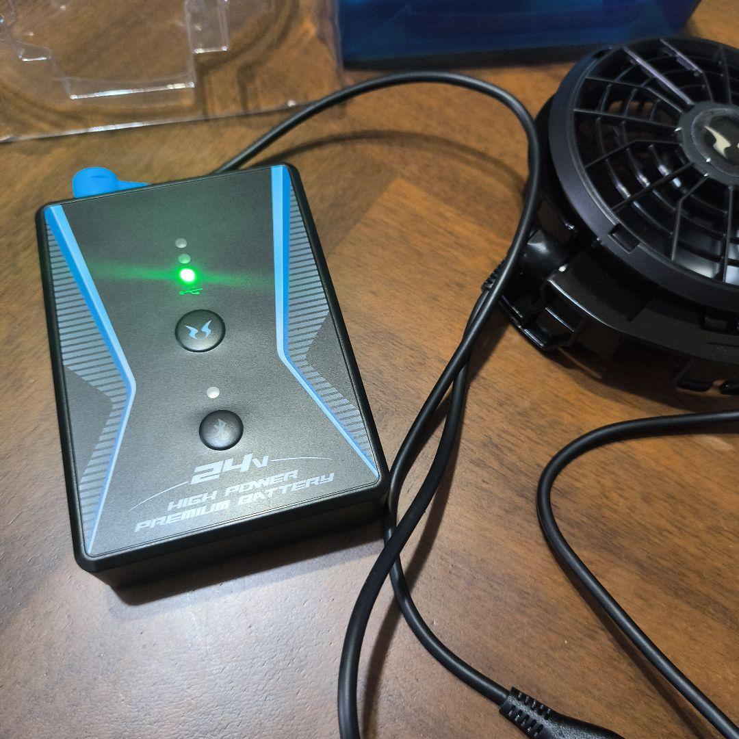 2点セット▢サンエス空調服用ファン、バッテリーセット▢