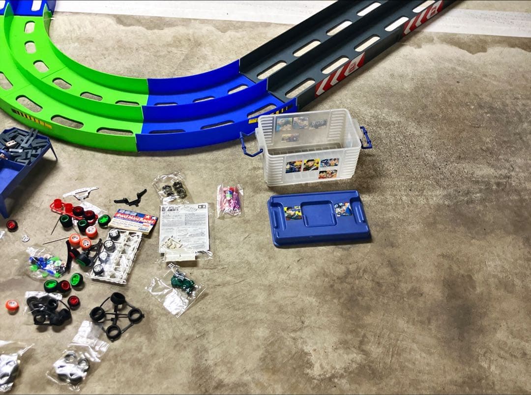 こ*こ様 ミニ四駆 オーバルホームサーキット バンクアプローチ ラップ