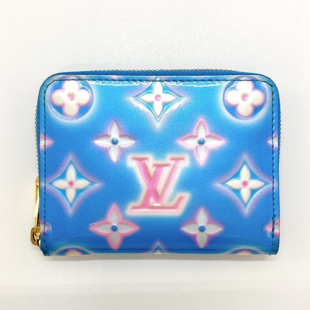 ルイヴィトン ヴェルニ ジッピーパース ベイビーブルーネオン M81155