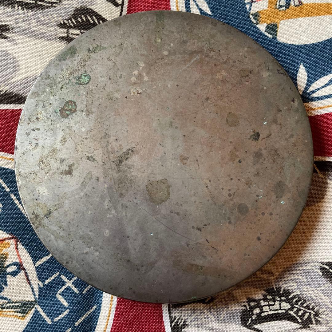 青銅鏡 鶴 亀 松