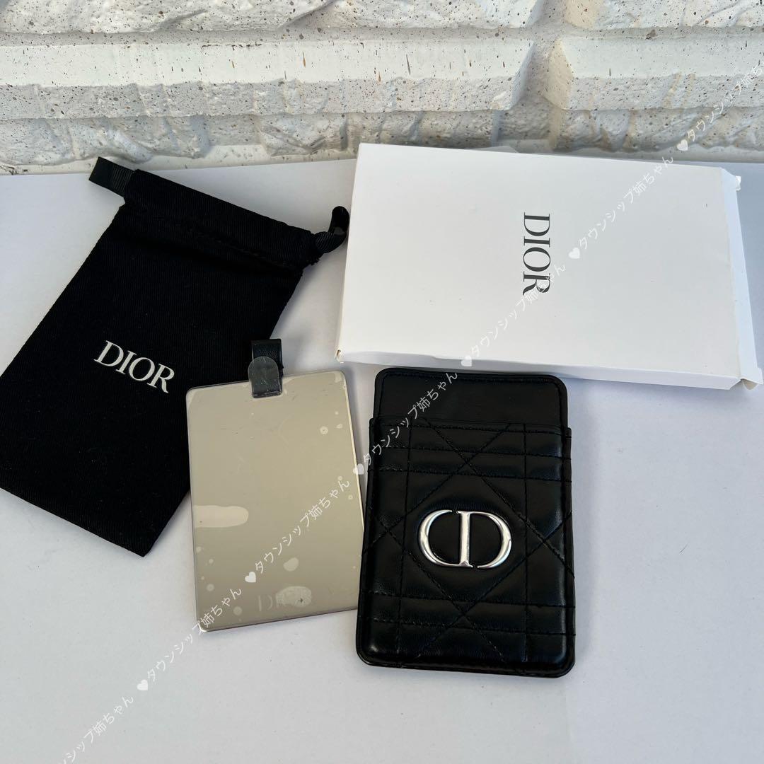 ♡ローズ♡ 　ディオール Dior ポケットミラー キルティングケース付き