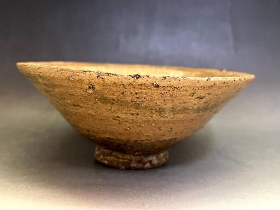 茶碗■清水六兵衛 古京焼 京、古清水 夏茶碗 古いお茶道具 仕覆 時代物 骨董■