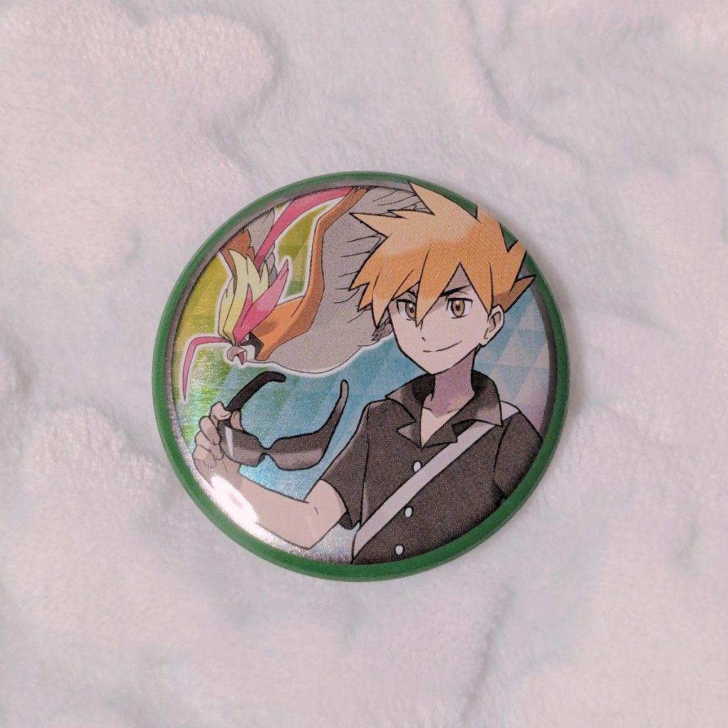 ポケモン 缶バッジ 【グリーン&メガピジョット】