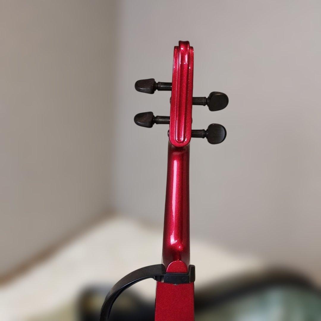 極美品】YAMAHA SV-110 サイレントバイオリン 赤 付属品多数 楽器・機材