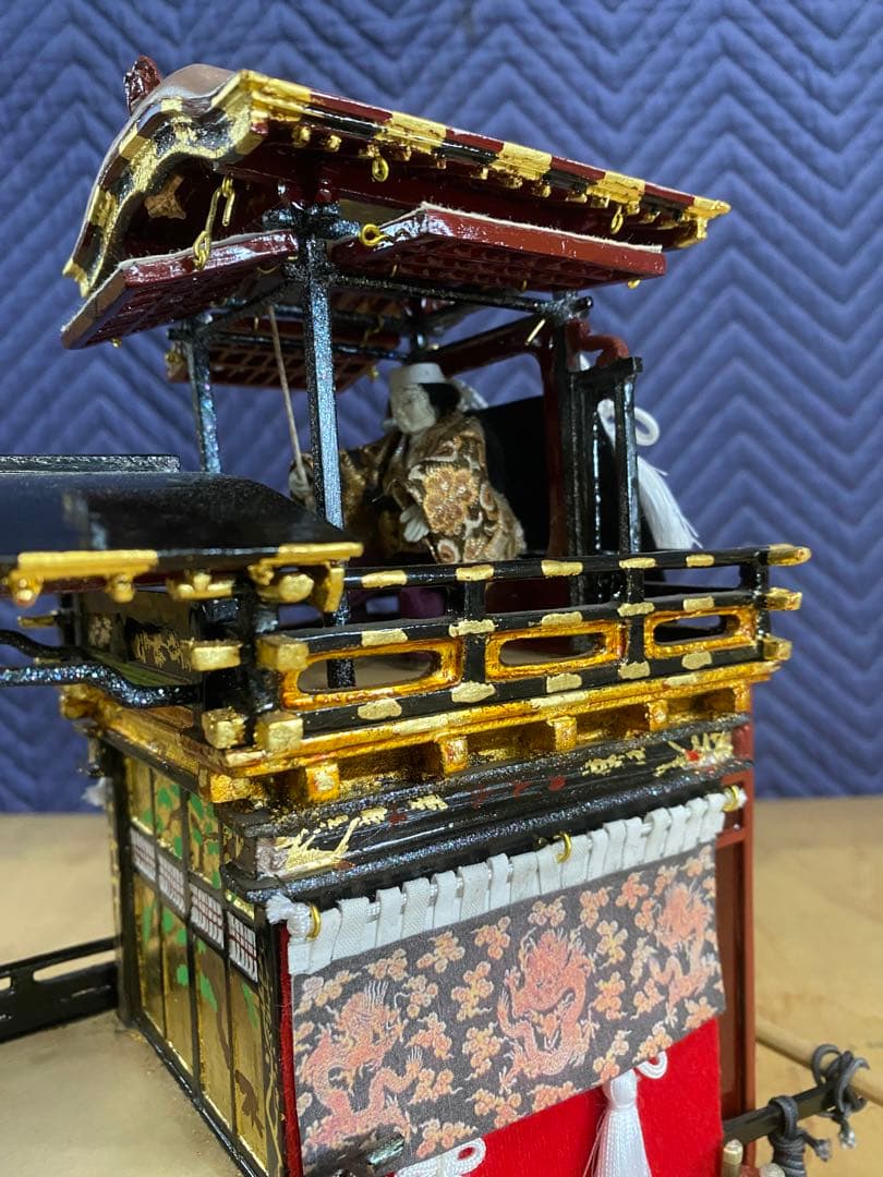 ユネスコ無形文化遺産登録 岐阜県大垣市の大垣まつりの山車のミニチュア