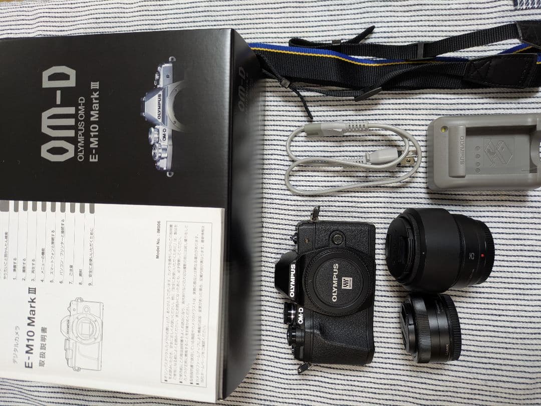OLYMPUS OM-D E-M10 Mark Ⅲ 本体とレンズ2本セット OLYMPUS OM-D E-M10 Mark Ⅲ本体、レンズ2本、付属品一式 オリンパス